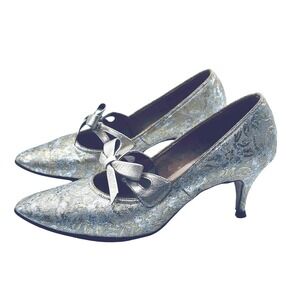 ANTIQUE 1910s-1920s Edwardian/Flapper Heels Shoes